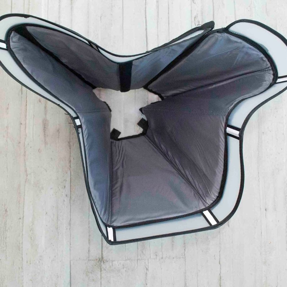 Protective Padded Dog Cone with Velcro Close and Attached to Collar size… - Picture 4 of 7
